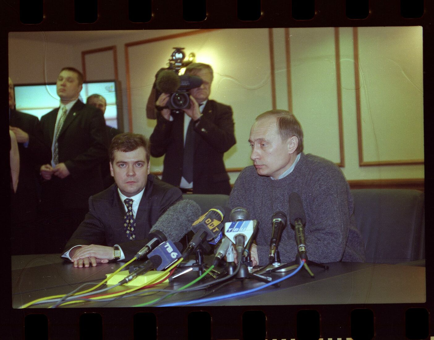 Артем Чернов. Портфолио. Путин в 2000 году. Ночь выборов президента РФ