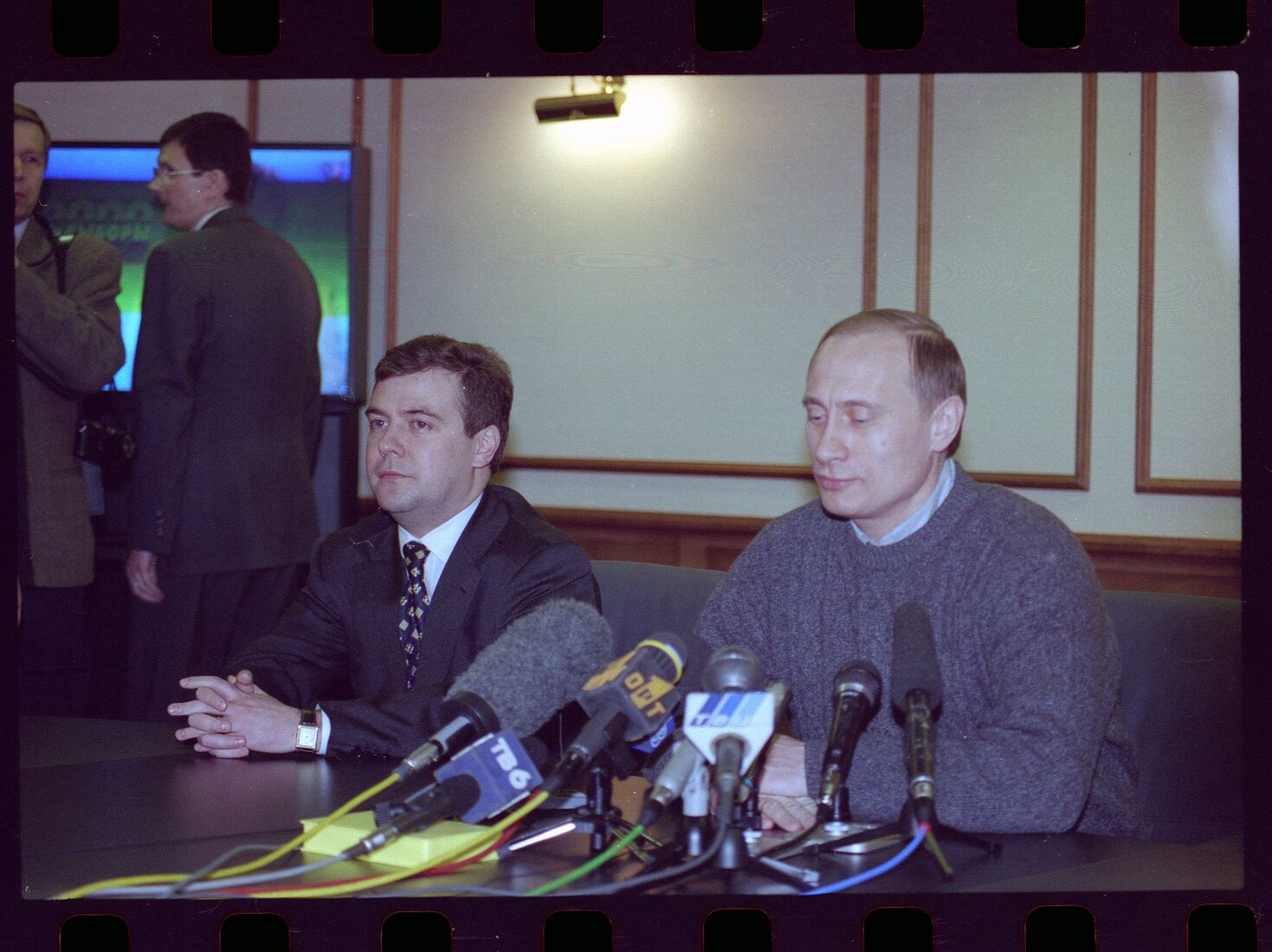 Артем Чернов. Портфолио. Путин в 2000 году. Ночь выборов президента РФ