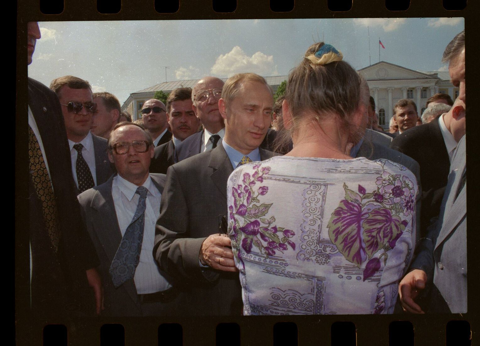 Артем Чернов. Портфолио. Путин в 2000 году. Во время поездки в Ярославль