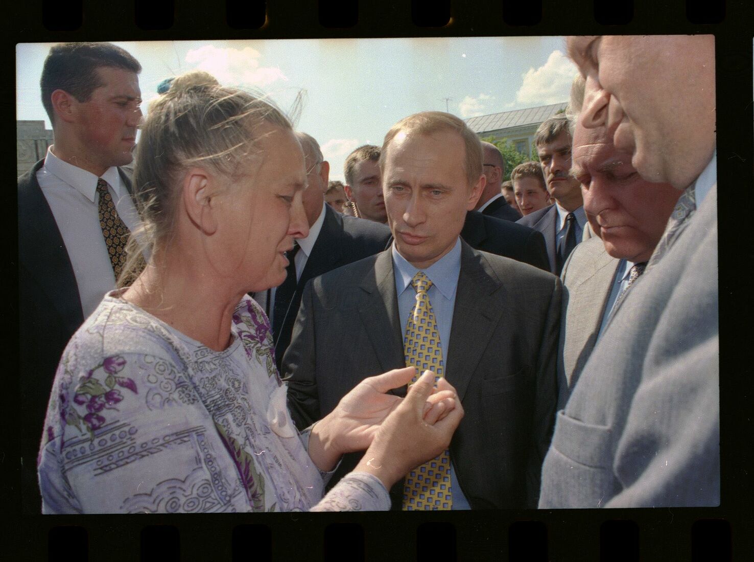 Артем Чернов. Портфолио. Путин в 2000 году. Во время поездки в Ярославль