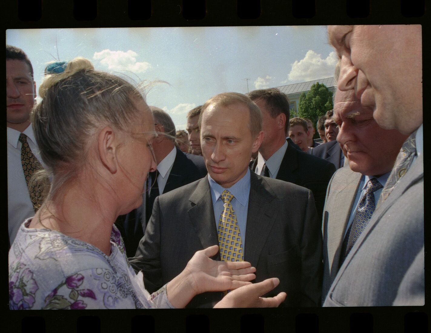 Артем Чернов. Портфолио. Путин в 2000 году. Во время поездки в Ярославль